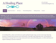 Tablet Screenshot of ahealingplace.org